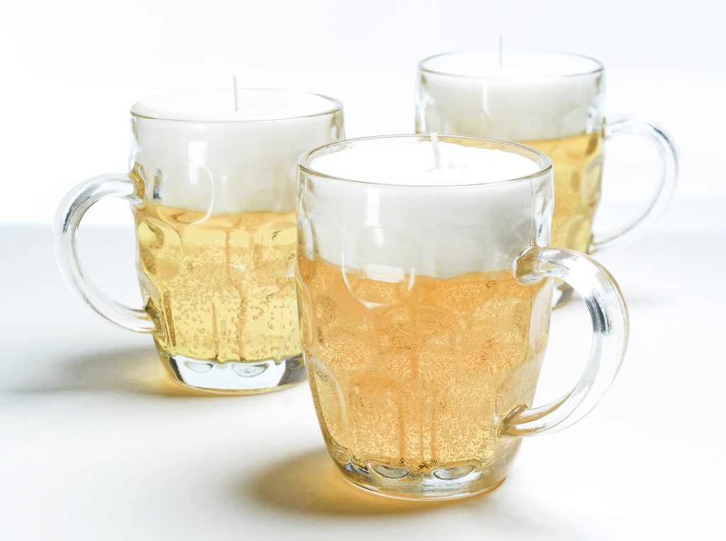 Come fare la candela gel…boccale di birra!