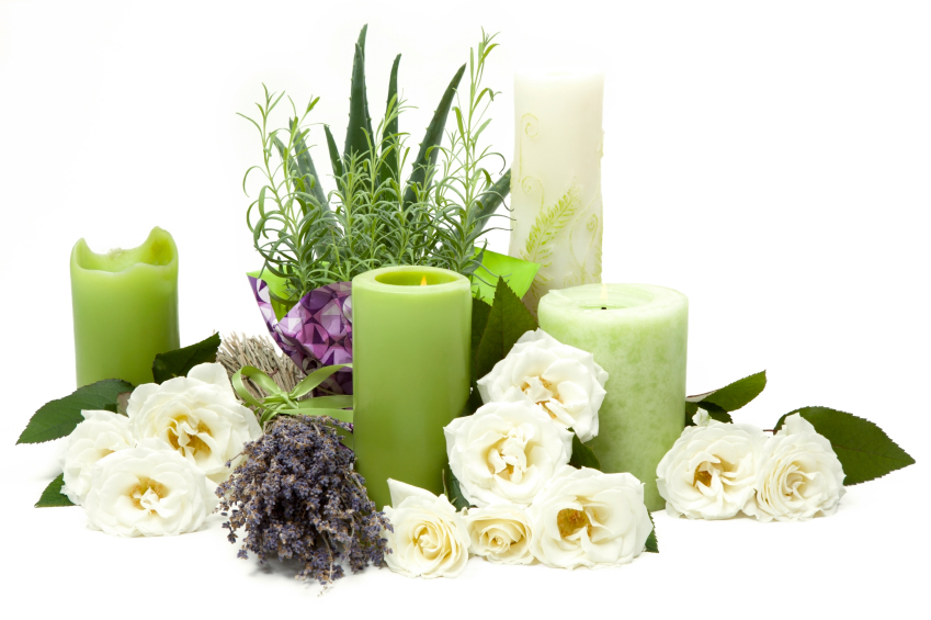 Candele fatta in casa , rosmarino e lavanda , cera di soia , come fare ,  tutorial passo passo 